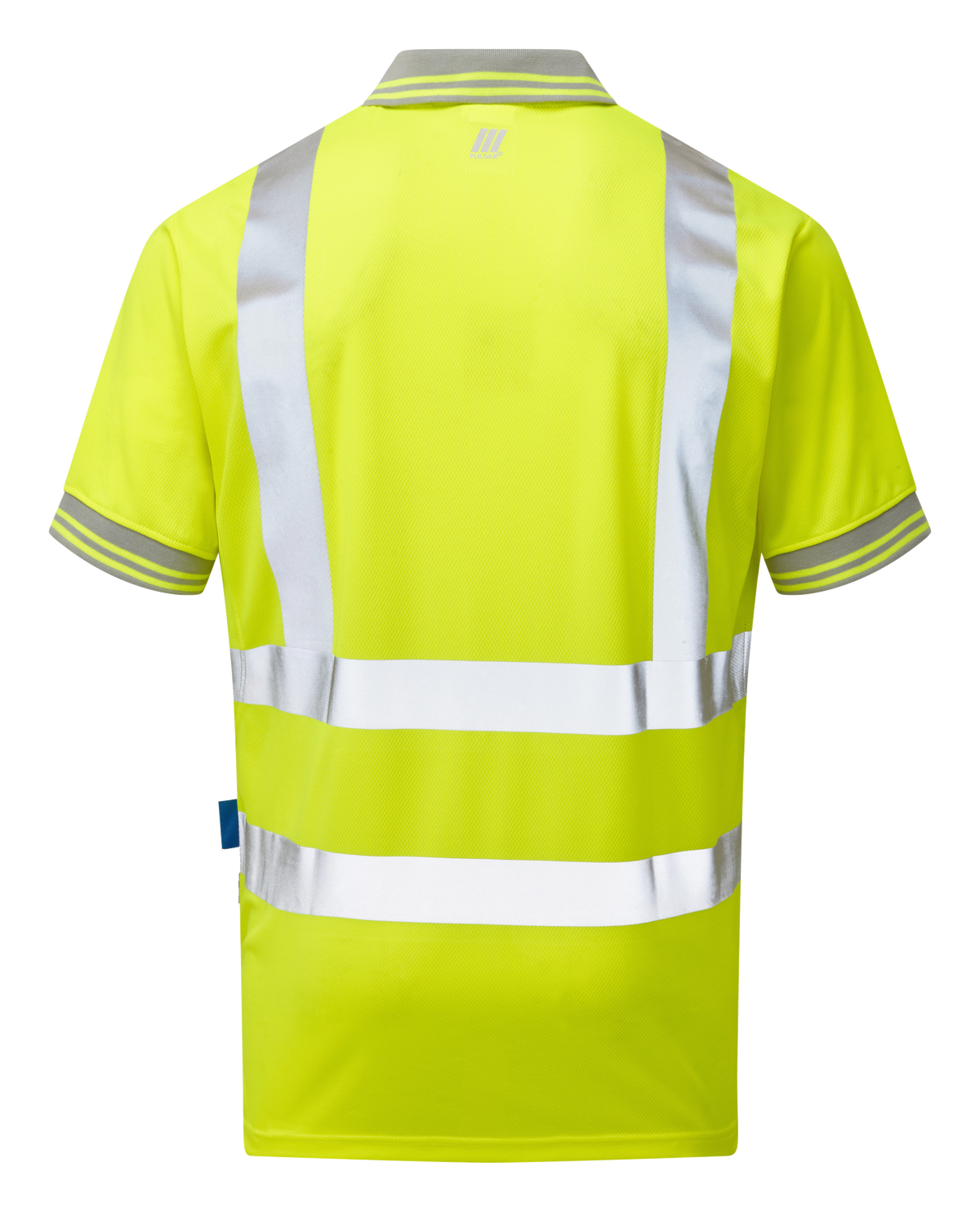 Hi-Vis Yellow Polo Shirt Moisture Wicking Workwear P175-YEL