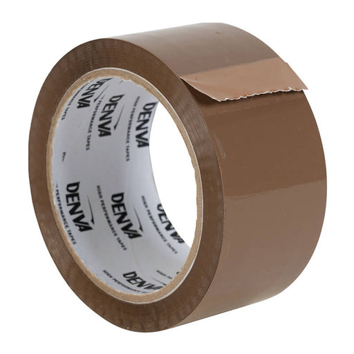 Denva Low Noise Buff brown Packaging Tape - 50mm x 66m