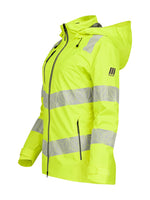 Women's Hi-Vis Yellow Waterproof Shell Jacket RCT850-YEL