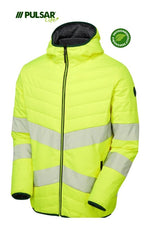 PULSAR LIFE Women's Hi-Vis Yellow Reversible Puffer Jacket LFE962-YEL