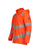 Hi-Vis Orange Waterproof Shell Jacket Recycled RCT801-ORG