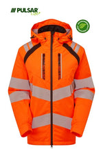 PULSAR LIFE Women's Hi-Vis Orange Insulated Parka LFE969-ORG