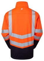 PULSAR Protect Hi-Vis Softshell Jacket Orange Navy P307-R
