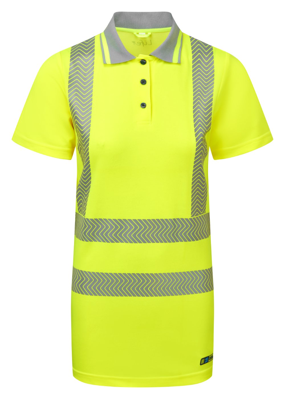 Women's Hi-Vis Yellow Bamboo Polo Shirt LFE973-NB
