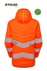 PULSAR LIFE Women's Hi-Vis Orange Reversible Puffer Jacket LFE963-ORG