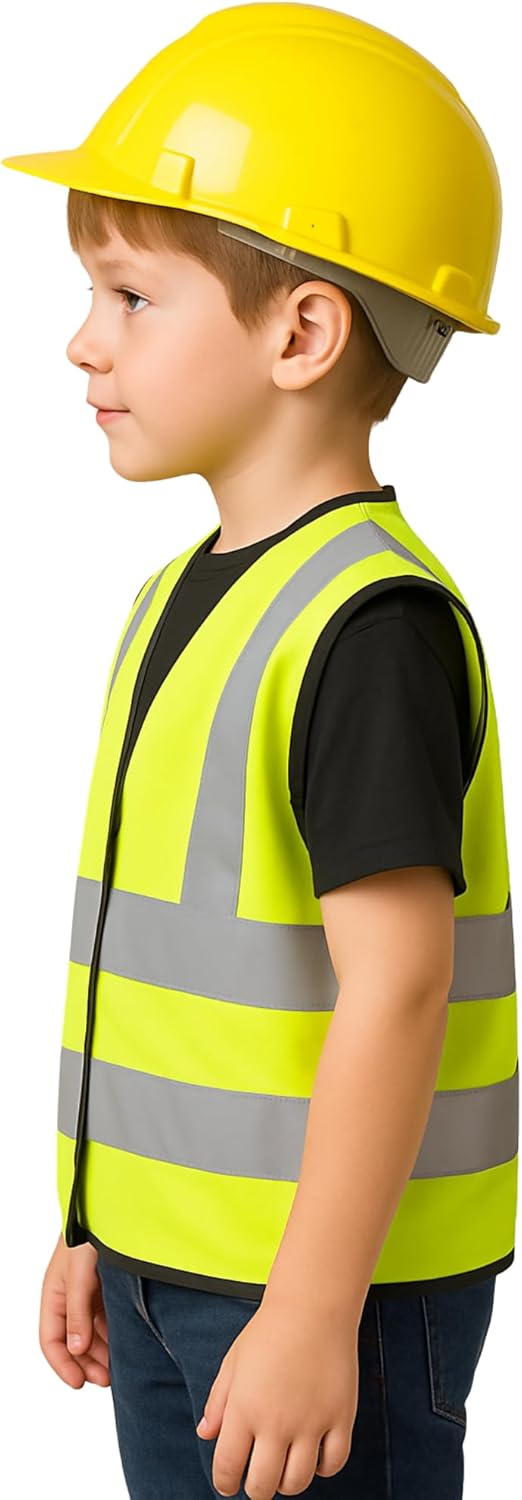 Step Ahead Kids Hi Vis Safety Vest EN1150 Certified – Yellow or Orange