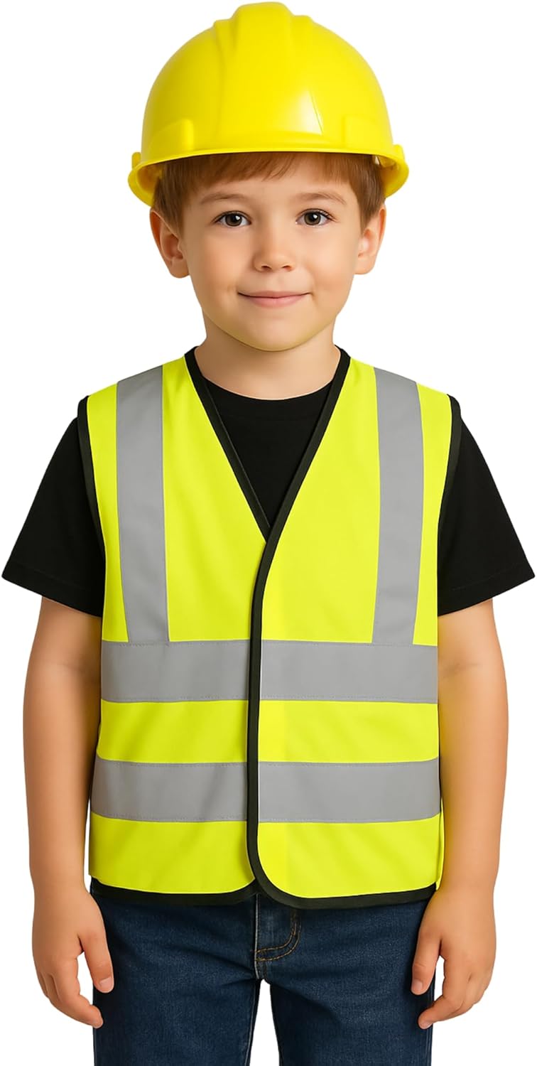 Step Ahead Kids Hi Vis Safety Vest EN1150 Certified – Yellow or Orange