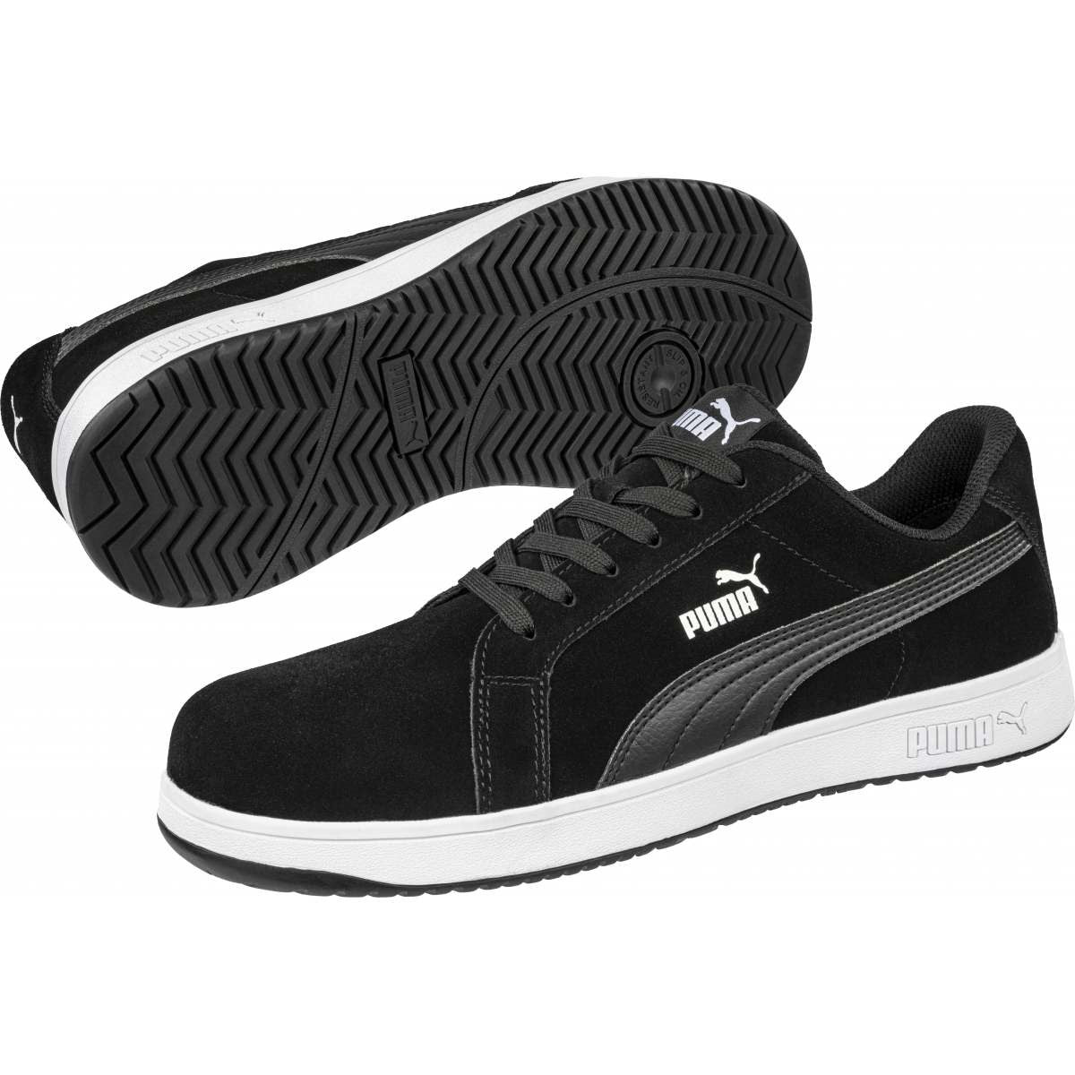 PUMA ICONIC Suede S1PL Safety Shoes - ESD Work Trainers