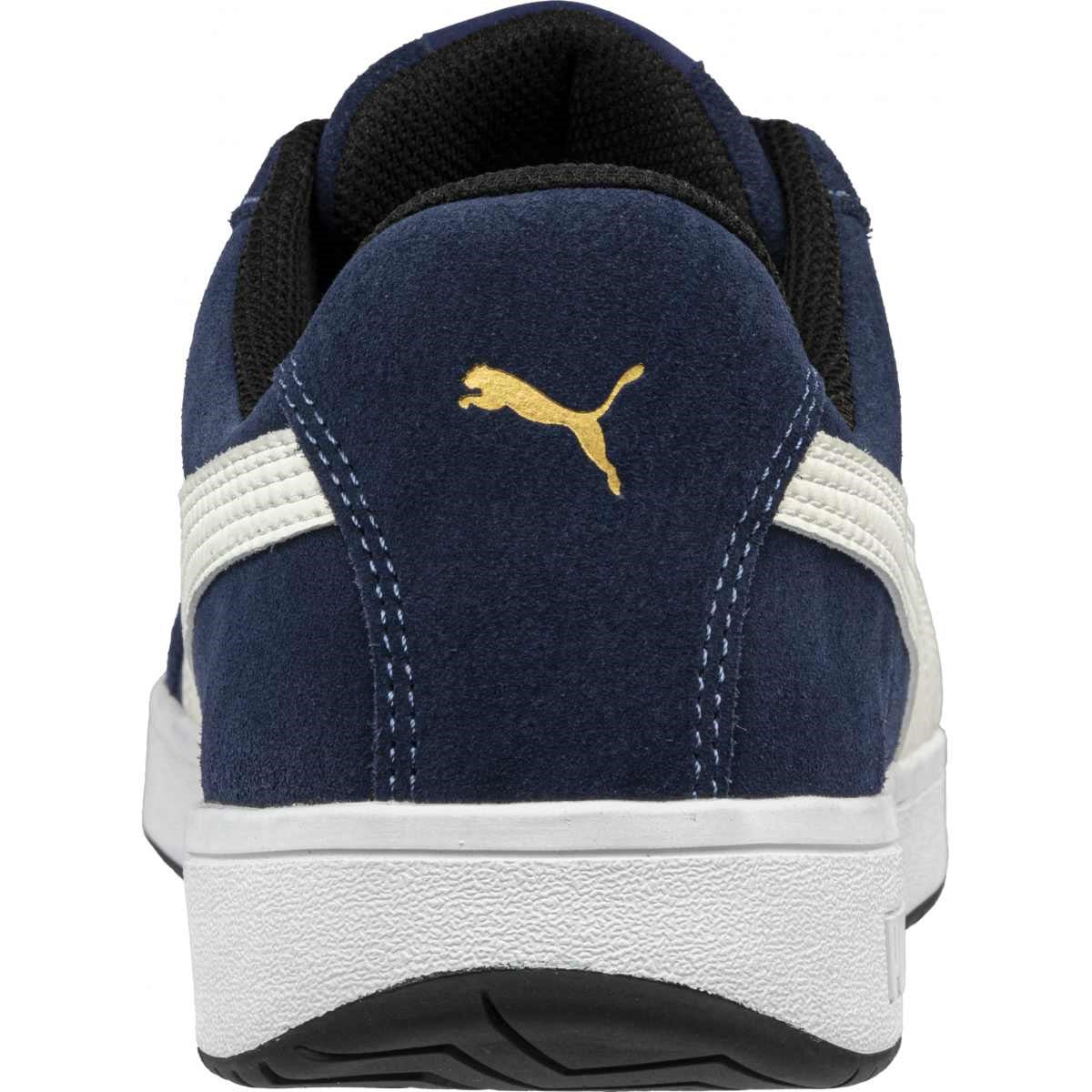PUMA ICONIC Suede Navy S1PL Safety Shoes - ESD Trainers