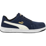 PUMA ICONIC Suede Navy S1PL Safety Shoes - ESD Trainers