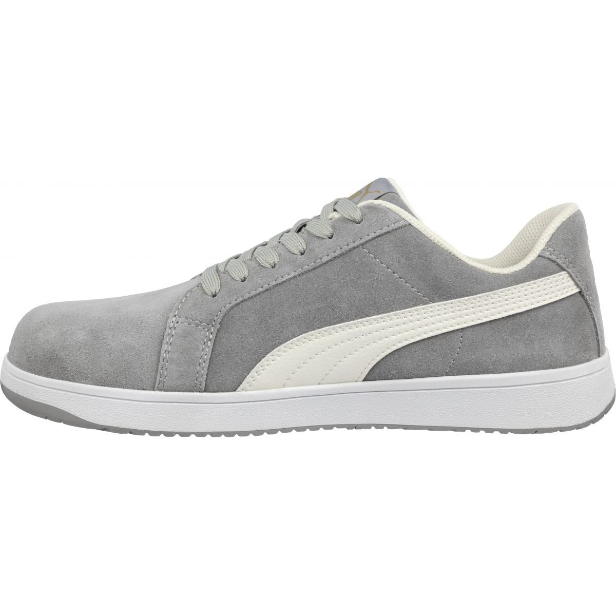 PUMA ICONIC Suede Grey S1PL Safety Shoes - ESD Trainers