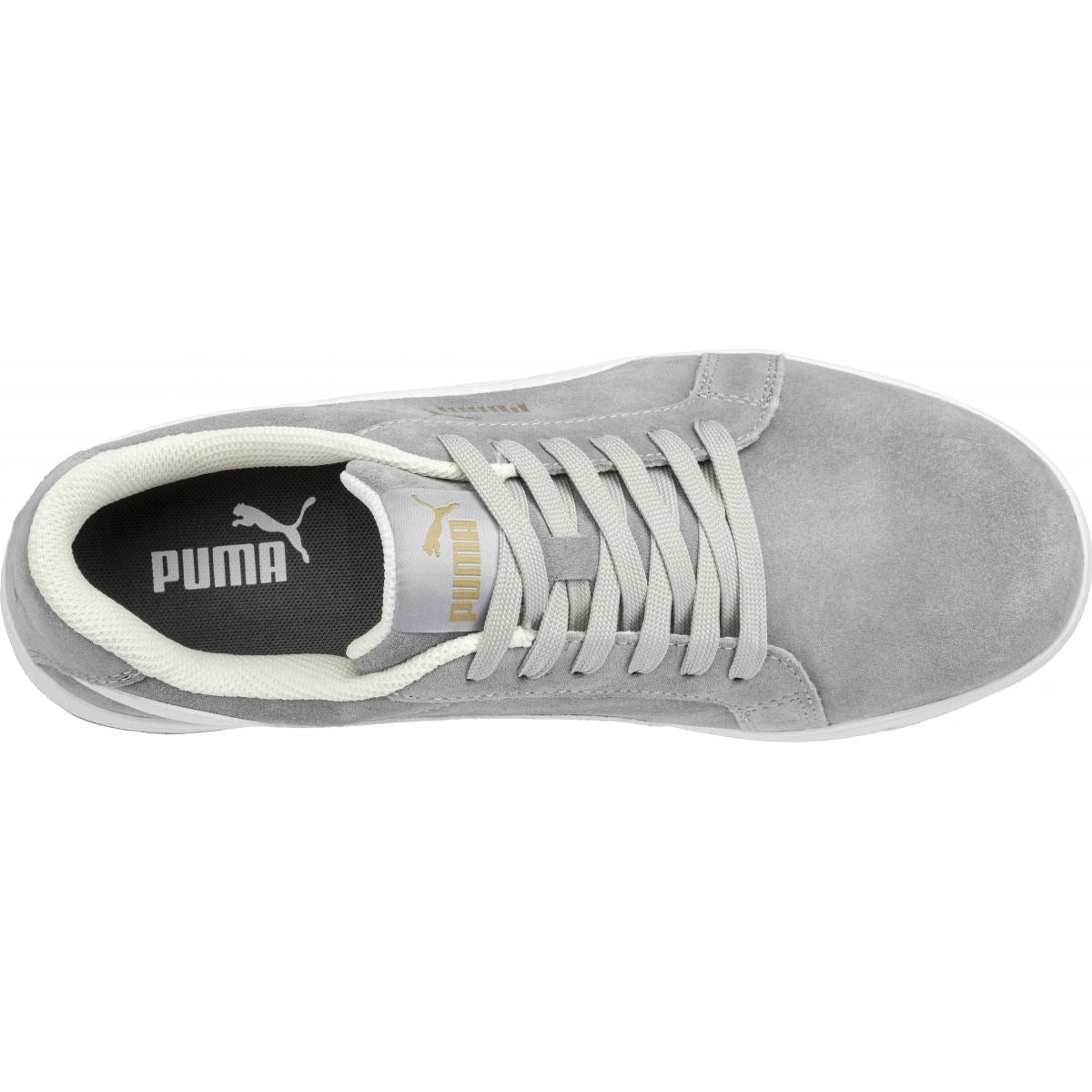 PUMA ICONIC Suede Grey S1PL Safety Shoes - ESD Trainers
