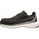 PUMA ZOOM Black S3S Safety Shoes - ESD Leather Work Trainers