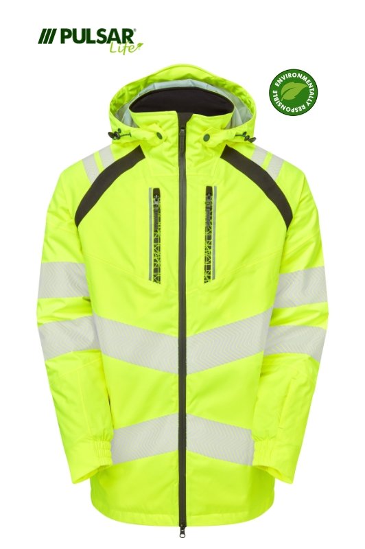 PULSAR LIFE Hi-Vis Yellow Insulated Parka LFE918-YEL