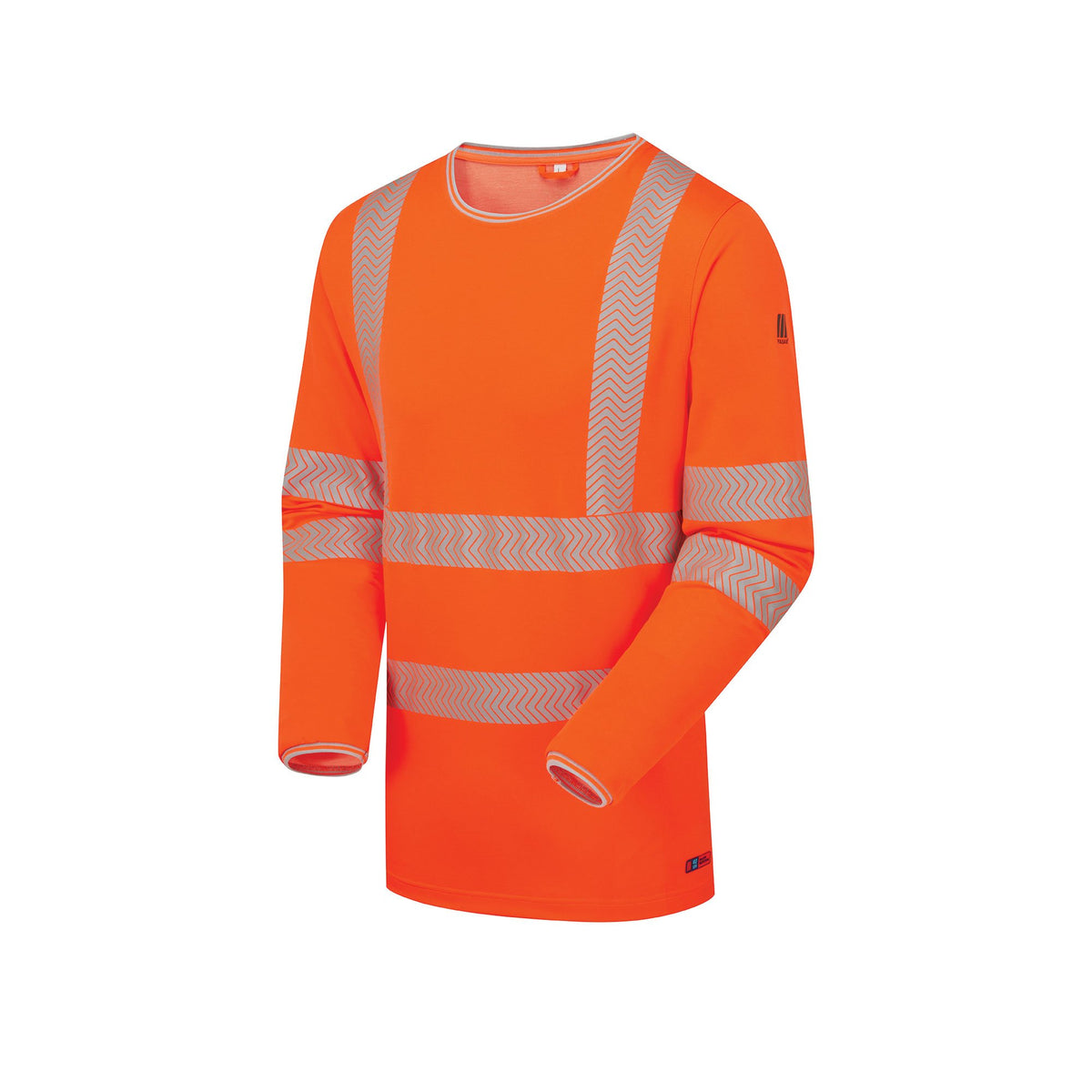 PULSAR LIFE Hi-Vis Orange Bamboo Long Sleeve T-Shirt LFE936