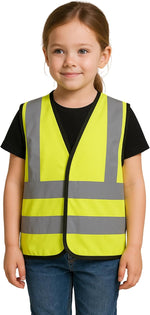 Step Ahead Kids Hi Vis Safety Vest EN1150 Certified – Yellow or Orange