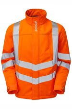 Hi-Vis Orange Interactive Softshell Jacket Windproof PR535-ORG