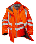 PULSAR Protect 7-in-1 Hi-Vis Storm Coat Orange PR497-R