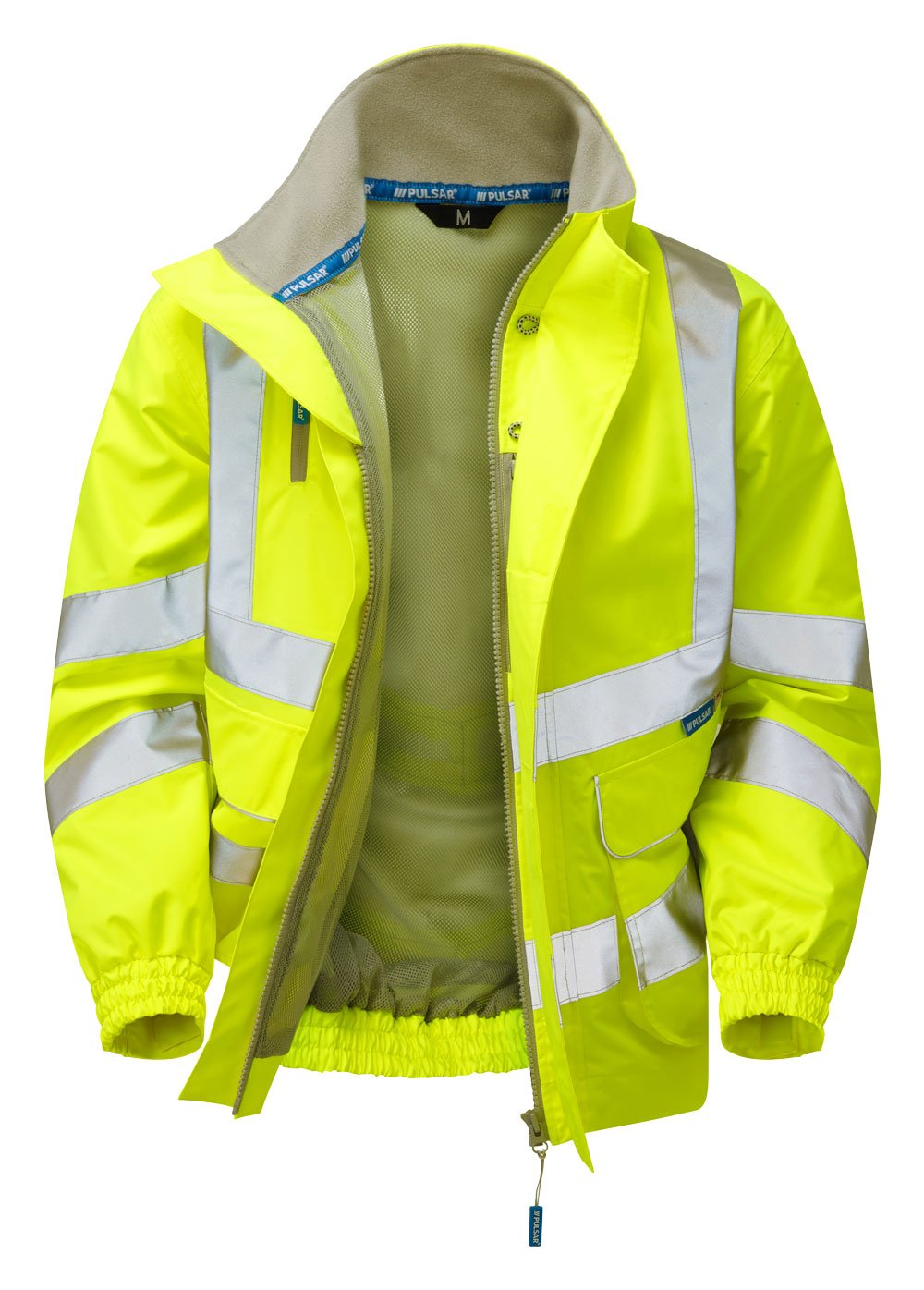 PULSAR Protect Yellow Mesh Lined Bomber Jacket P533-R