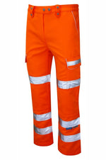 Women's Hi-Vis Orange Combat Trousers Durable Workwear PR336LDS-ORG