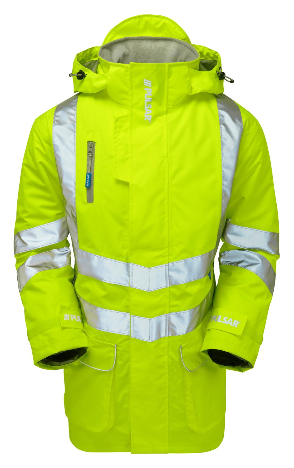 PULSAR Protect Hi-Vis Padded Storm Coat Yellow P187-R