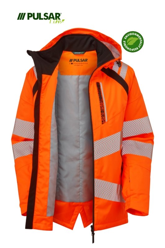 PULSAR LIFE Hi-Vis Orange Insulated Parka LFE919-ORG