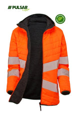 PULSAR LIFE Hi-Vis Orange Reversible Puffer Jacket LFE913-ORG