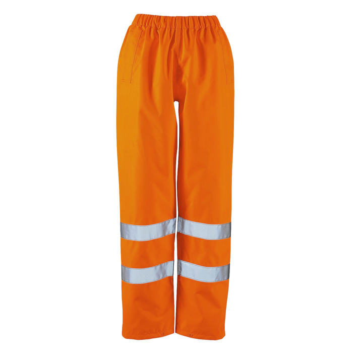 Ladies Dua Hi-Viz orange Over Trousers Class 1 - High Visibility