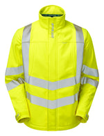 Hi-Vis Yellow Interactive Softshell Jacket Windproof P534-YEL