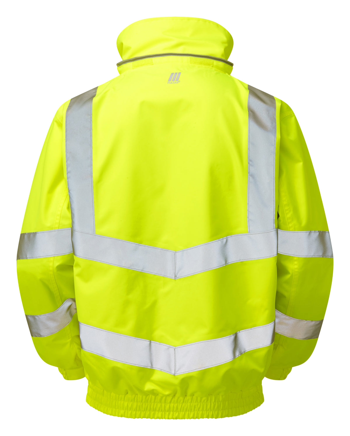 Hi-Vis Yellow Mesh Lined Bomber Jacket Waterproof P533-YEL