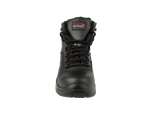 A14-RAPTOR S3 Waterproof Metal-Free Safety Boots – Black Leather, Memory Foam, SRC Rated