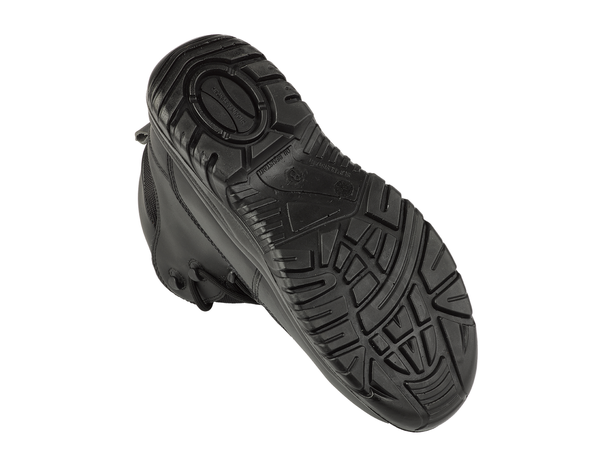 A14-RAPTOR S3 Waterproof Metal-Free Safety Boots – Black Leather, Memory Foam, SRC Rated