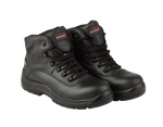 A14-RAPTOR S3 Waterproof Metal-Free Safety Boots – Black Leather, Memory Foam, SRC Rated