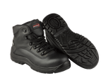 A14-RAPTOR S3 Waterproof Metal-Free Safety Boots – Black Leather, Memory Foam, SRC Rated