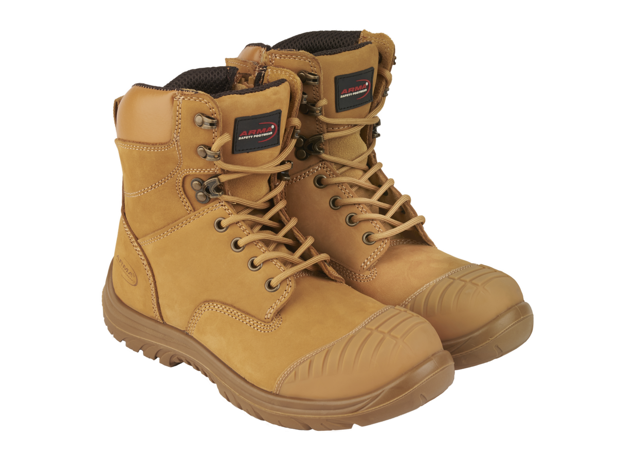 A28-TALON Honey Nubuck Zip Side S3 Safety Boot