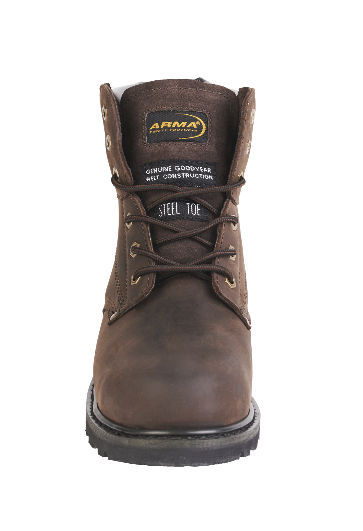A29-CHALLENGER S3 SRC HRO Brown Leather Safety Boots – Work Footwear