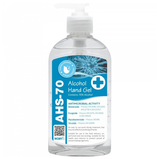 AHS-70  70% Alcohol Hand Sanitiser Gel 300ml - Quick Drying