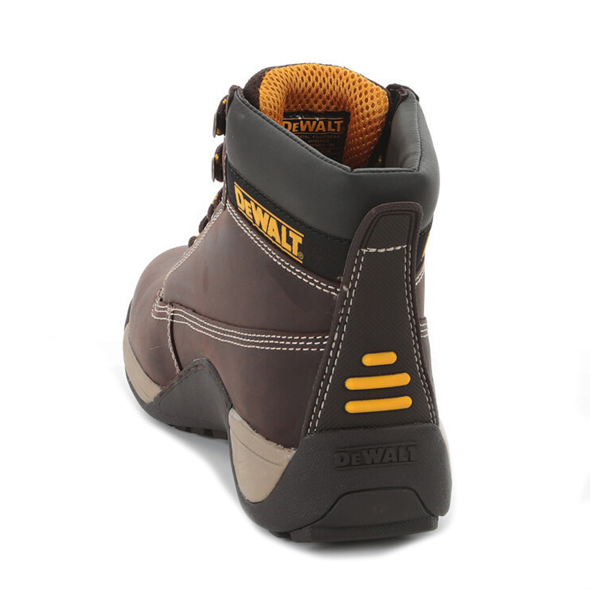DEWALT Brown Nubuck Safety Boot – Steel Toe & Composite Midsole, Heat & Oil Resistant, Lightweight