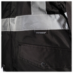 Step Ahead Hi Visibility Black Bomber Jacket