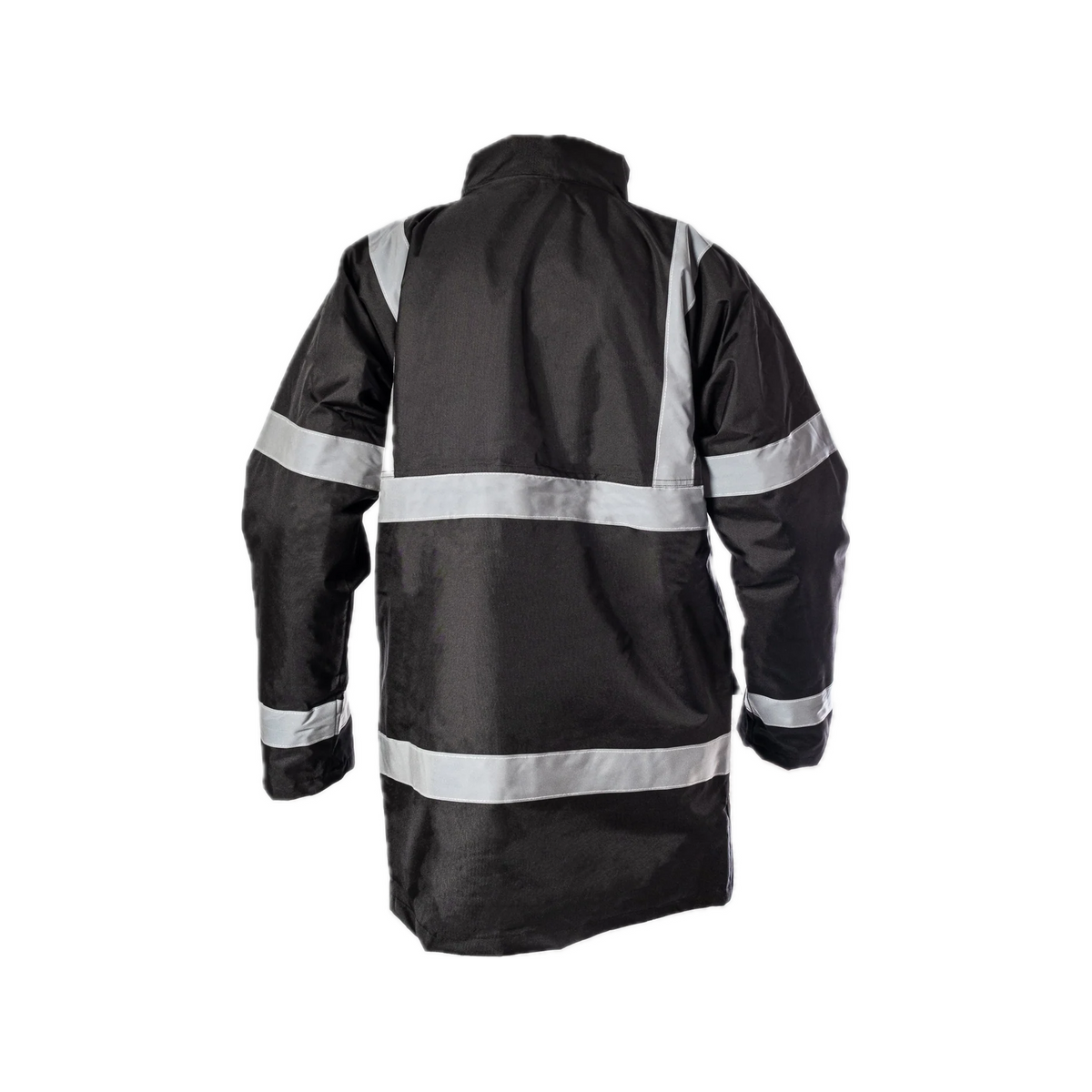 Step Ahead Hi Visibility Black Parka Jacket