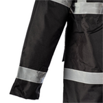Step Ahead Hi Visibility Black Parka Jacket