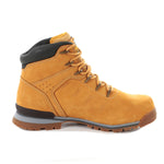 Wheat Nubuck Leather Safety Trainer – Steel Toe Cap, PU Comfort Insole