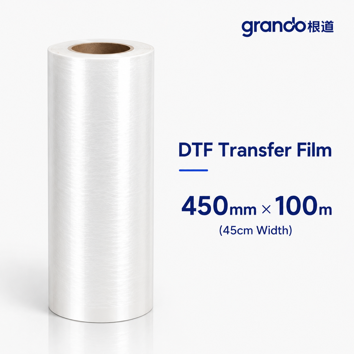 DTF Transfer Film Roll 450mm x 100m Hot Peel Double-Sided Matte