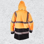 Hi-Viz Bomber Jacket | Class 3 Waterproof Workwear with Ergonomic Sleeve Design