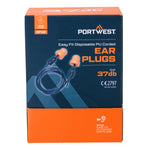 Corded PU Ear Plugs - EP12 SNR 37dB 200 Pair Pack
