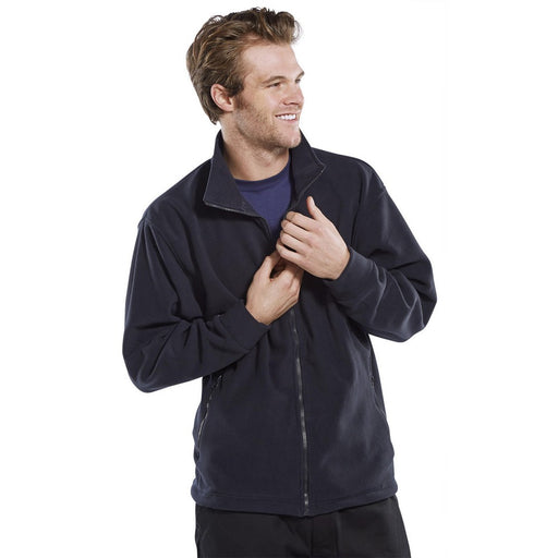 Click Workwear Fleece Jacket - Available in Black or Navy Blue
