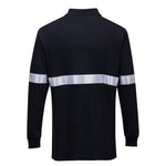 Modaflame Knit FR Long Sleeve Polo Shirt FR03