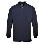 Modaflame Knit FR Long Sleeve Polo Shirt FR10