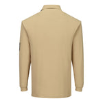 Modaflame Knit FR Long Sleeve Polo Shirt FR10