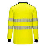PW3 Modaflame Knit Hi-Vis FR Long Sleeve Polo Shirt FR702